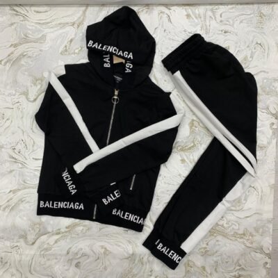 Balenciaga Tracksuit - White & Black Unisex