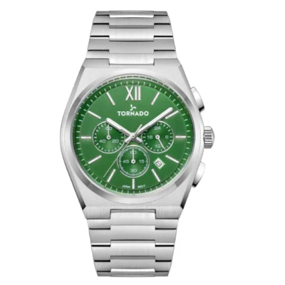 Tornado Aurora Nova Men's Multi-Function Green Dial Watch - AT9002