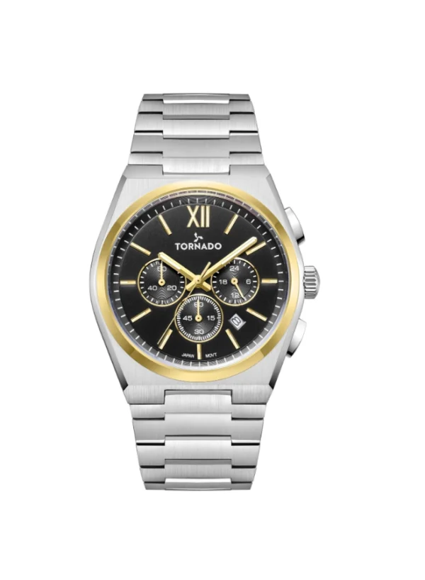 Tornado Aurora Nova Men's Multi-Function Black Dial Watch - AT9001