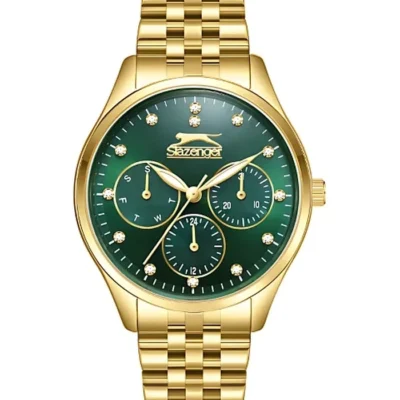 SLAZENGER Women Multi Function Dark Green Dial Watch