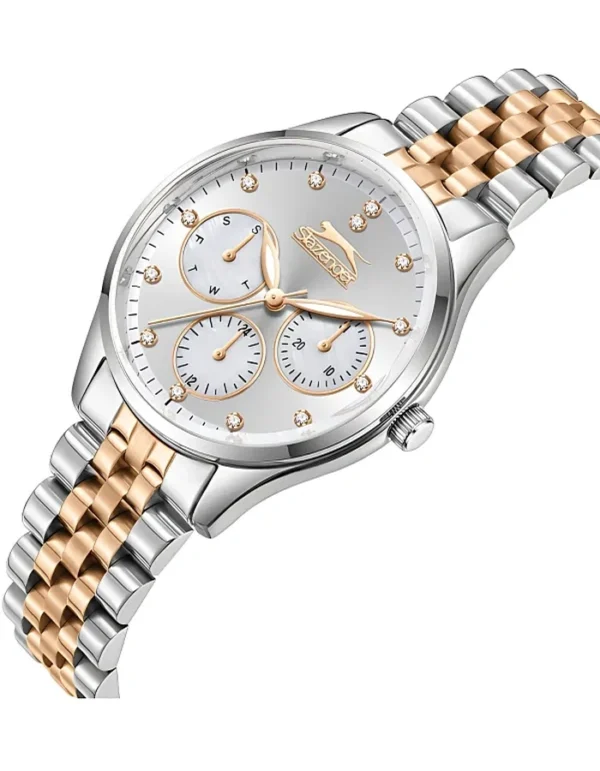 SLAZENGER Women Multi Function Silver Dial Watch - Image 3