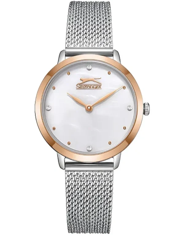 SLAZENGER Women Analog Mother Of Pearl Dial Watch