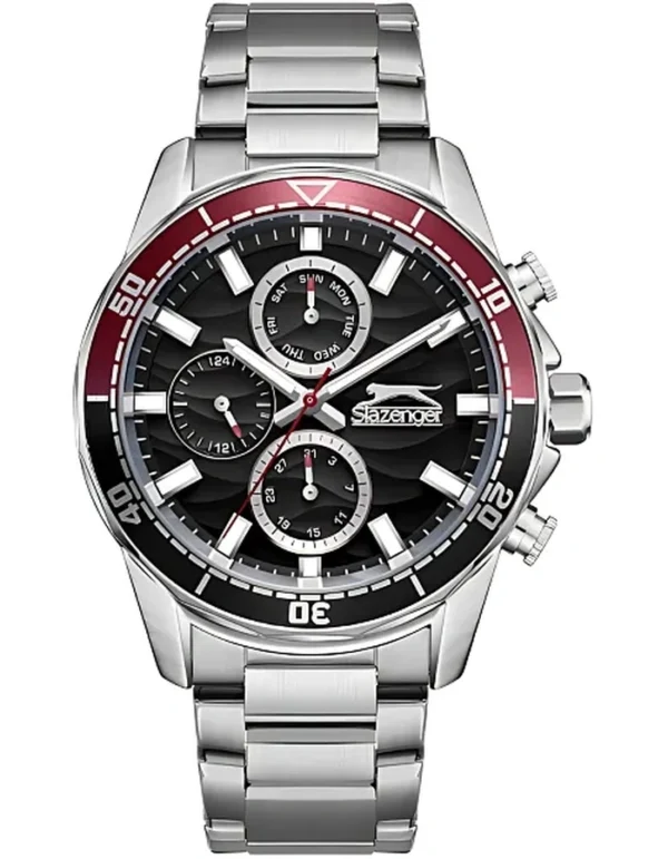 SLAZENGER Men Multi Function Gun Dial Watch - BS550 - Image 2