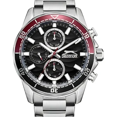 SLAZENGER Men Multi Function Gun Dial Watch - BS550