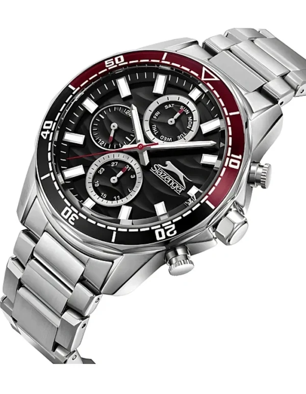 SLAZENGER Men Multi Function Gun Dial Watch - BS550 - Image 3