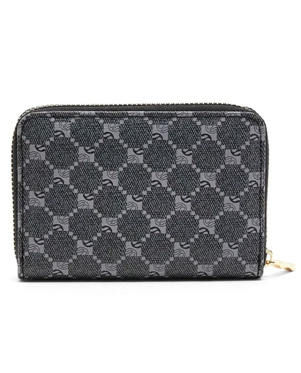 Slick Patterened Zipper Wallet - B115 - Image 3