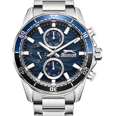 SLAZENGER Men Multi Function Blue Dial Watch - CS550