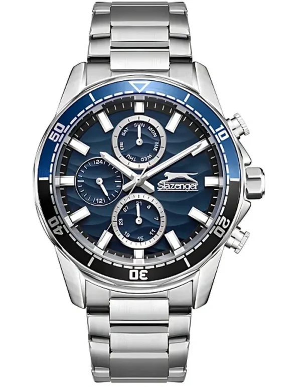 SLAZENGER Men Multi Function Blue Dial Watch - CS550