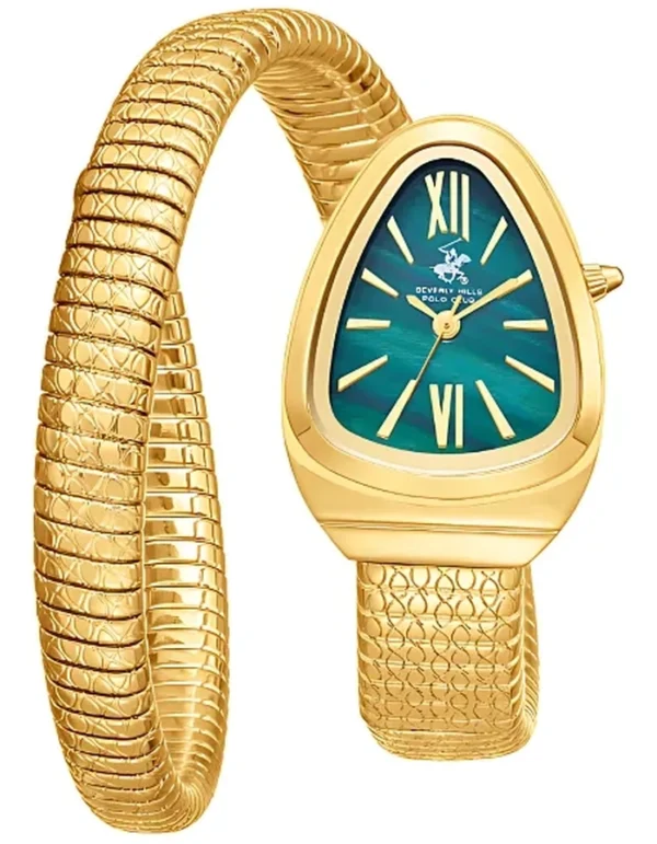 BEVERLY HILLS POLO CLUB Women Analog Dark Green Dial Watch - Image 2