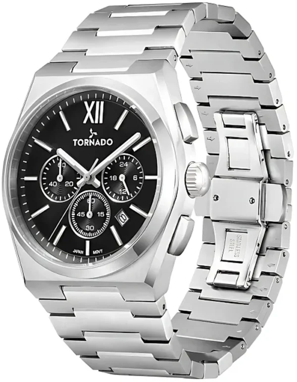 Tornado Aurora Nova Men's Multi-Function Black Dial Watch - CT9001 - Image 2
