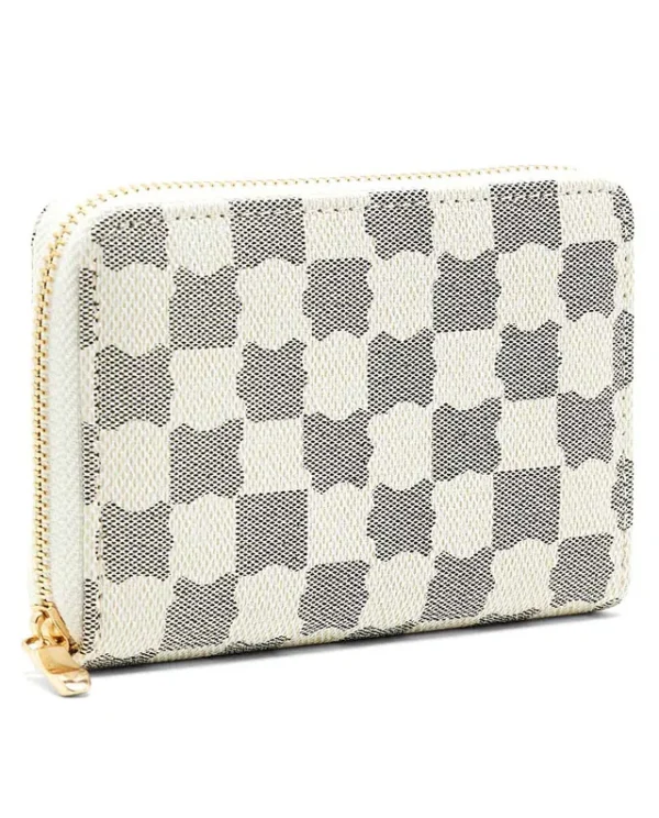 Classy Patterned Zipper Wallet - C115 - Image 2