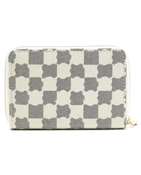 Classy Patterned Zipper Wallet - C115 - Image 3