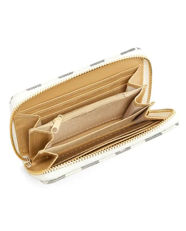 Classy Patterned Zipper Wallet - C115 - Image 4