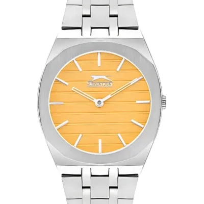 Slazenger Women's Analog Yellow Dial Watch