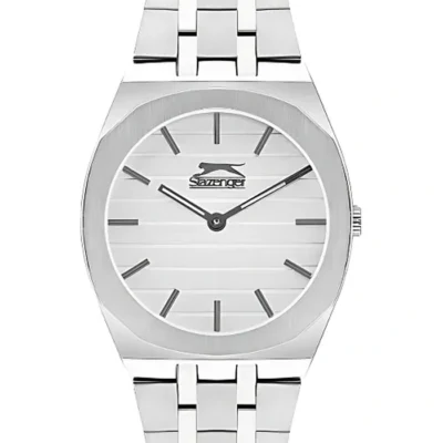 Slazenger Women's Analog Silver Dial Watch