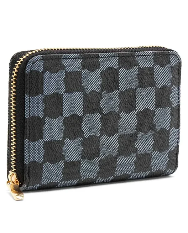 Elegant Patterned Zipper Wallet - F115 - Image 3