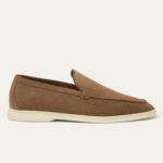 Camel Suede Loafers