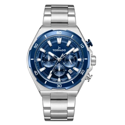 Tornado Stellar X Men's Multi Function Blue Dial Watch - ET9001