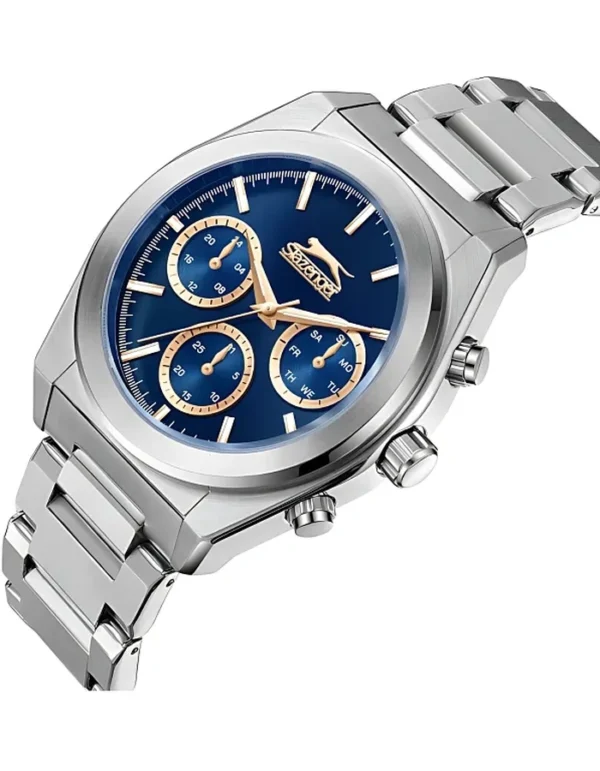 SLAZENGER Men Multi Function Blue Dial Watch - Image 5