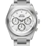 SLAZENGER Men Multi Function Silver Dial Watch - FS550