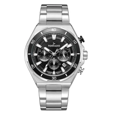 Tornado Stellar X Men's Multi Function Black Dial Watch - FT9001