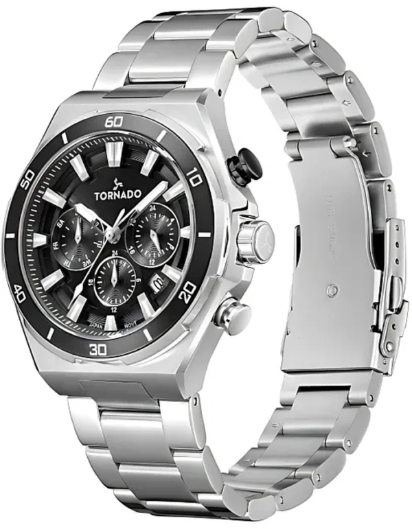 Tornado Stellar X Men's Multi Function Black Dial Watch - FT9001 - Image 2