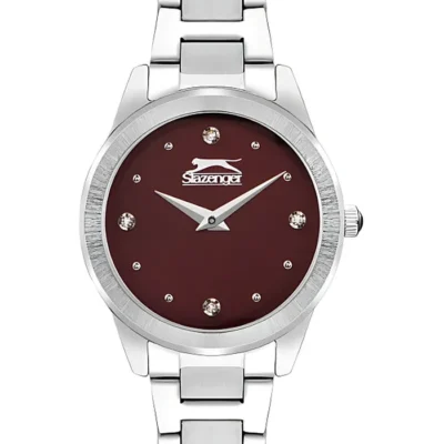 Slazenger Women's Analog Red Dial Watch
