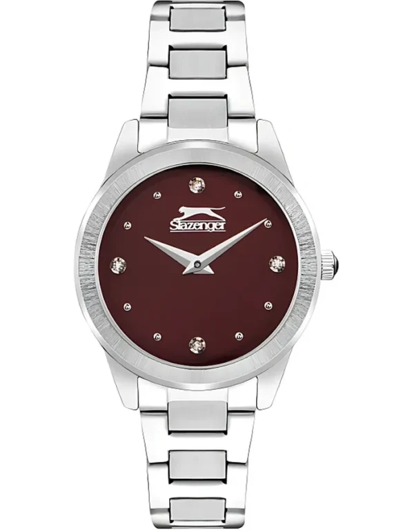 Slazenger Women's Analog Red Dial Watch
