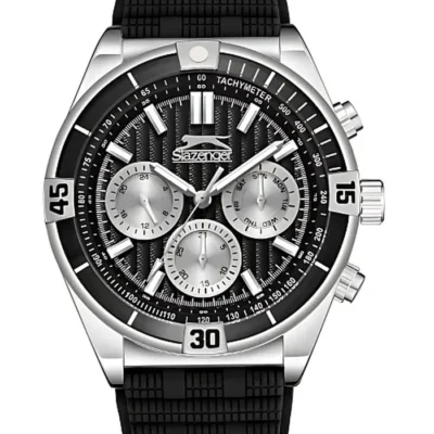 SLAZENGER Men Multi Function Black Dial Watch - GS550