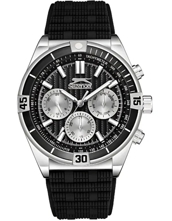 SLAZENGER Men Multi Function Black Dial Watch - GS550