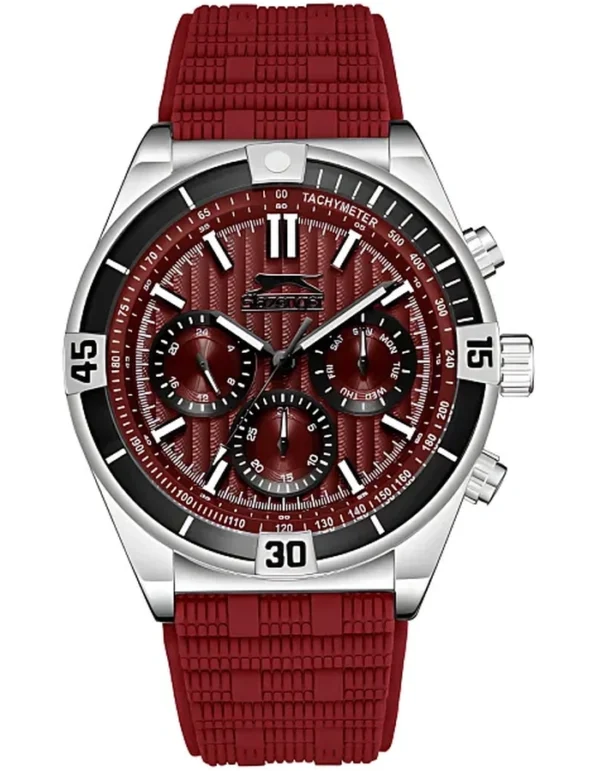 SLAZENGER Men Multi Function Red Dial Watch - GS550