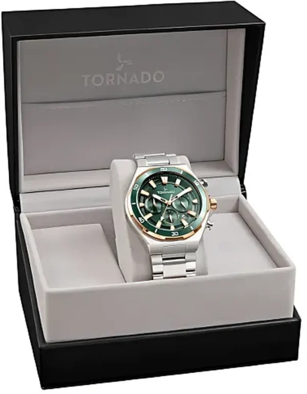 Tornado Stellar X Men's Multi Function Green Dial Watch - GT9001 - Image 4