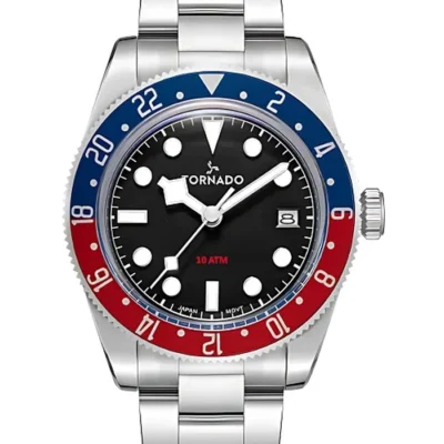 Tornado Lumina Date Just Men's Analog Black Dial Watch - MT9001