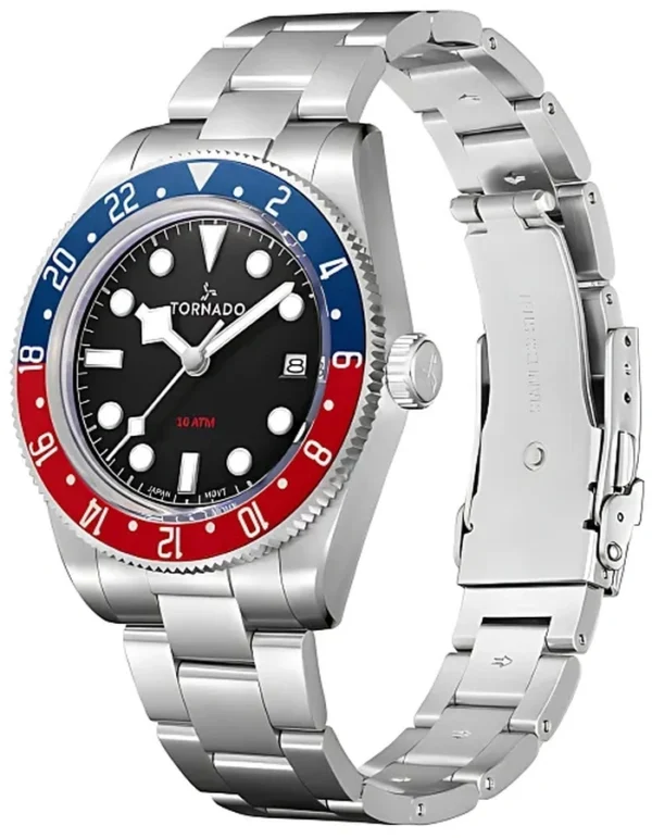 Tornado Lumina Date Just Men's Analog Black Dial Watch - MT9001 - Image 2