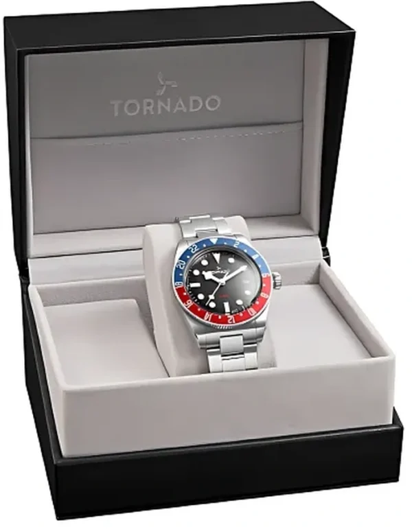 Tornado Lumina Date Just Men's Analog Black Dial Watch - MT9001 - Image 4