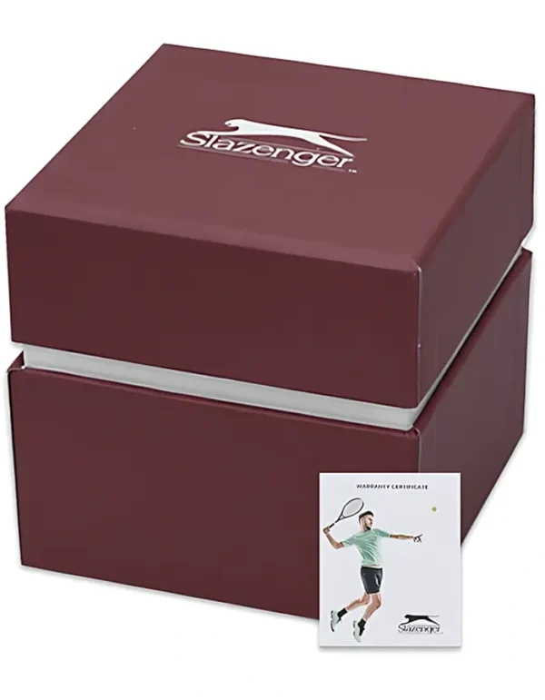 SLAZENGER Men Automatic Black Dial Watch - S8002 - Image 5