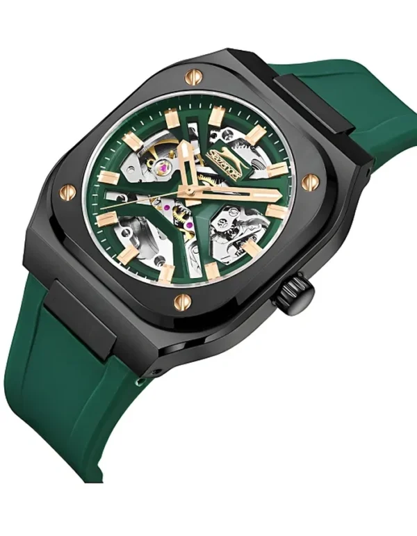 SLAZENGER Men Automatic Dark Green Dial Watch - S8002 - Image 2