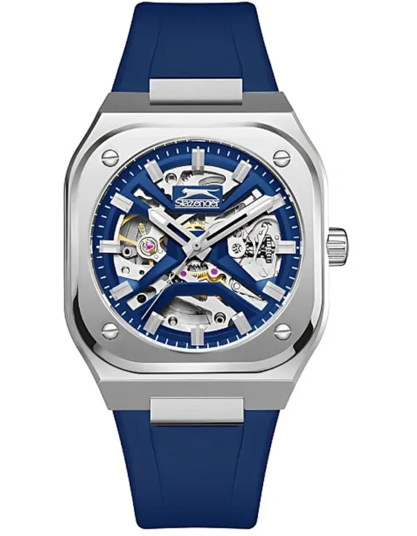 SLAZENGER Men Automatic Dark Blue Dial Watch - OS8001