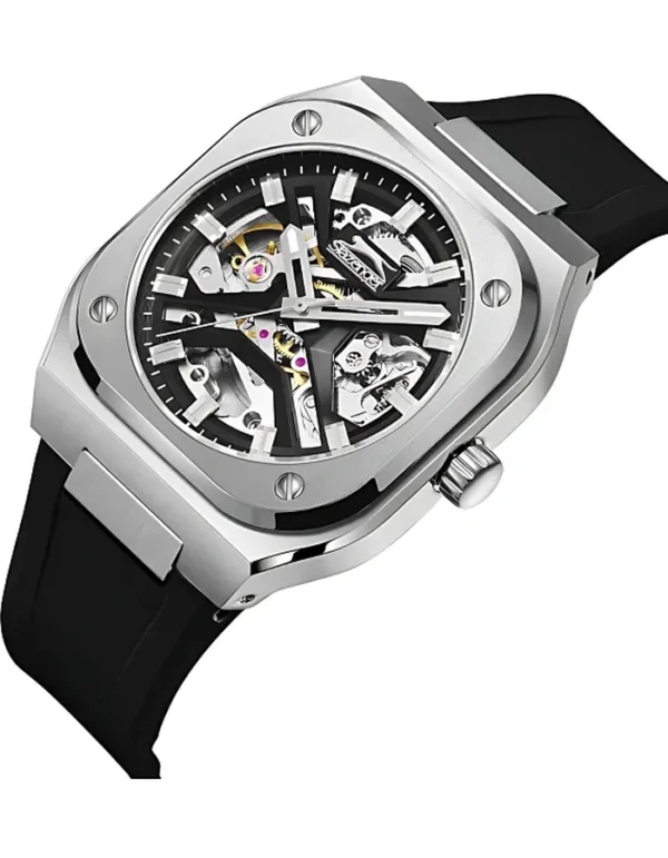 SLAZENGER Men Automatic Black Dial Watch - S8002 - Image 2