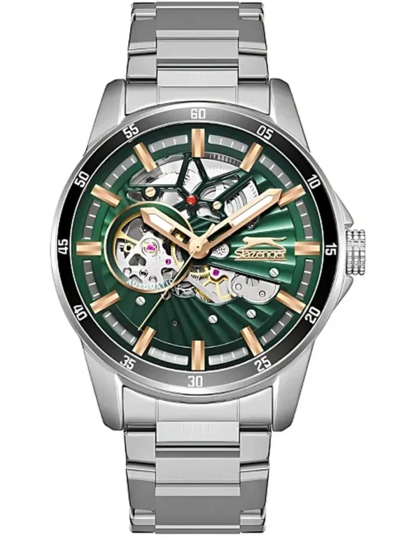 SLAZENGER Men Automatic Dark Green Dial - PS8002