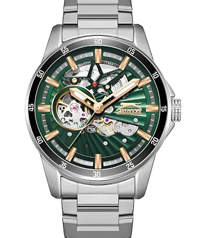 SLAZENGER Men Automatic Dark Green Dial - PS8002