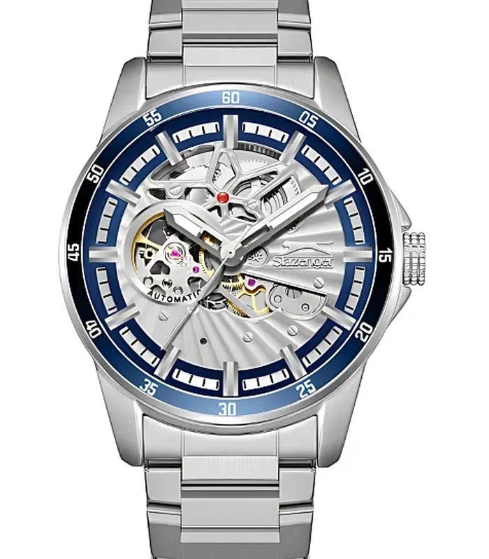 SLAZENGER Men Automatic Silver Dial Watch - PS800