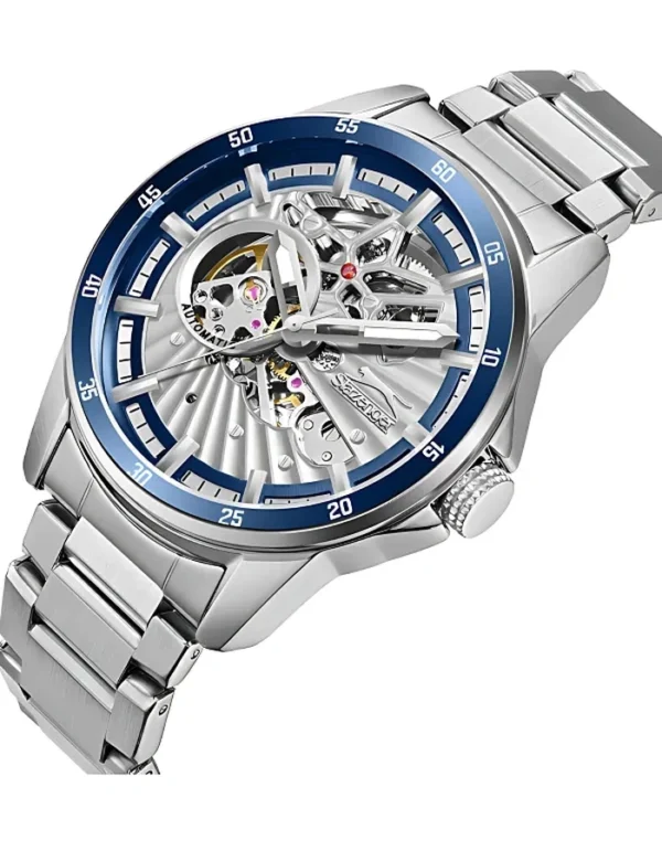 SLAZENGER Men Automatic Silver Dial Watch - PS800 - Image 2