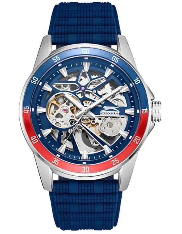 SLAZENGER Men Automatic Dark Blue Dial Watch - QS8001