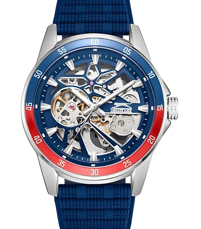 SLAZENGER Men Automatic Dark Blue Dial Watch - QS8001