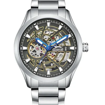 SLAZENGER Men Automatic Black Dial Watch - RS8002