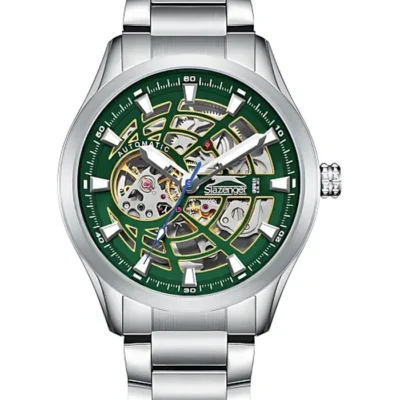 SLAZENGER Men Automatic Dark Green Dial - RS8003