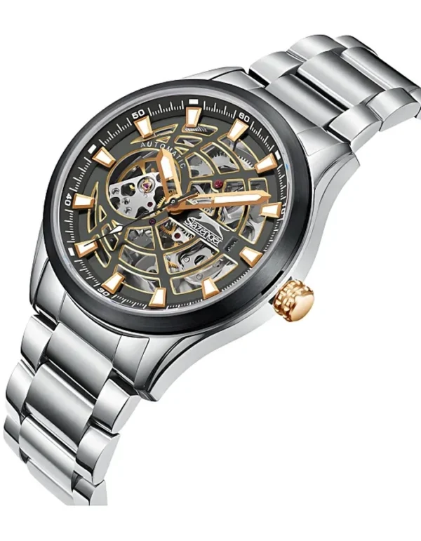SLAZENGER Men Automatic Black Dial Watch - RS800 - Image 2