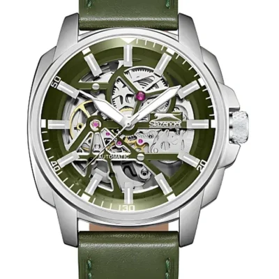 SLAZENGER Men Automatic Green Dial Watch - RS8003