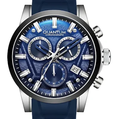 QUANTUM Men Chronograph Blue Dial Watch - WQ8001